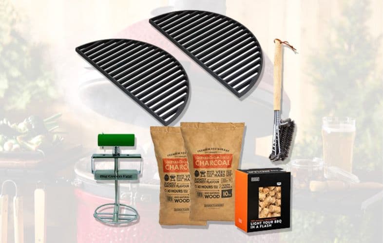 Diverse accessoires voor de kamado Joe
