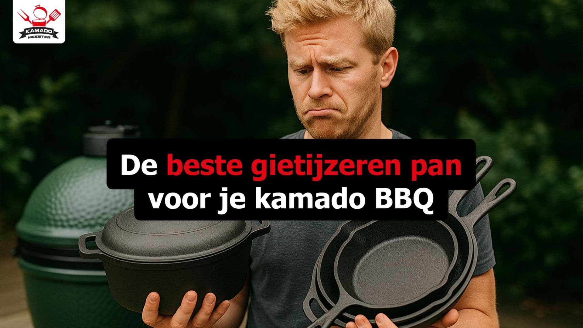 De beste gietijzeren pan voor je kamado BBQ