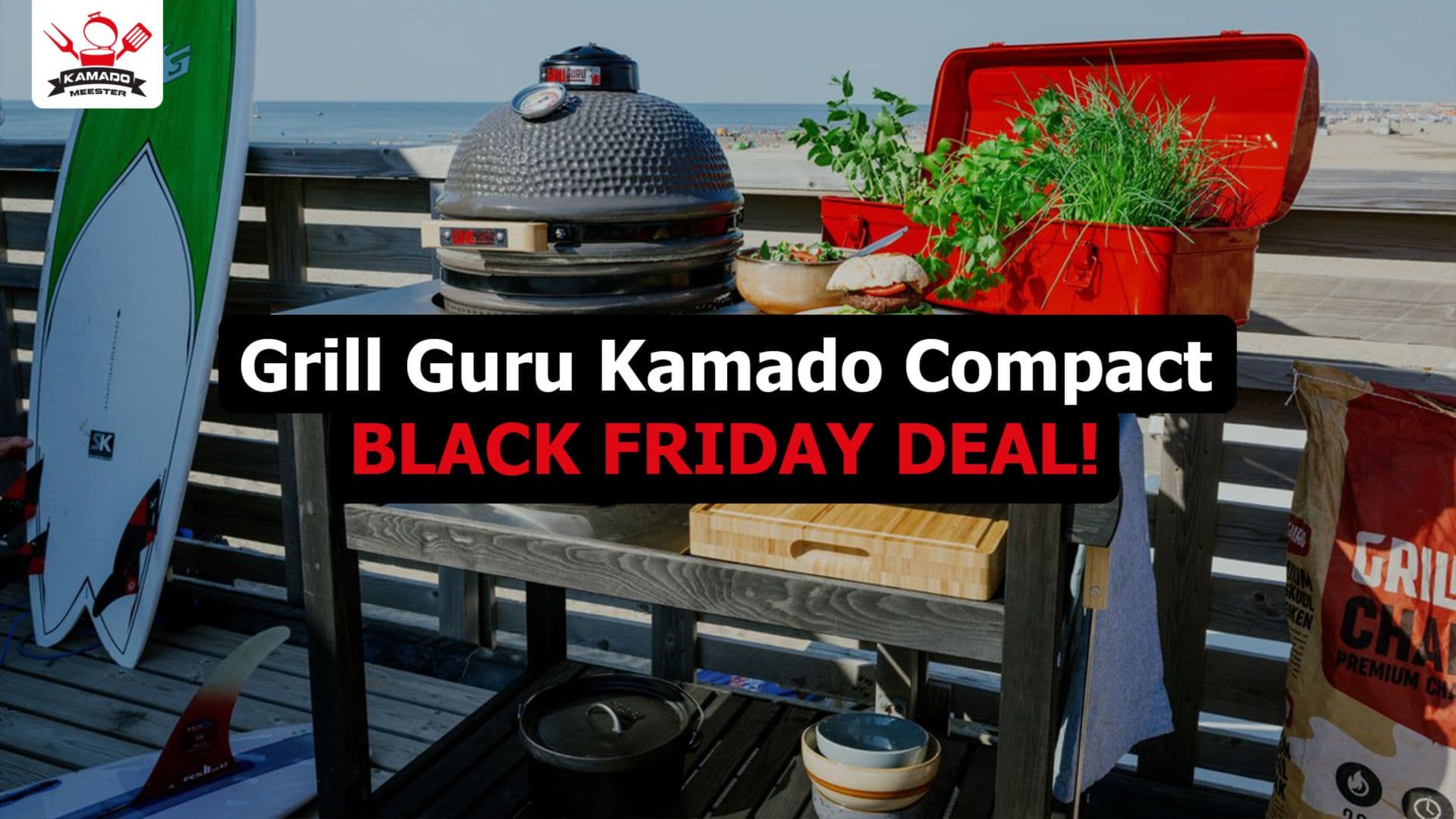 Grill Guru Kamado Compact Black Friday deal!