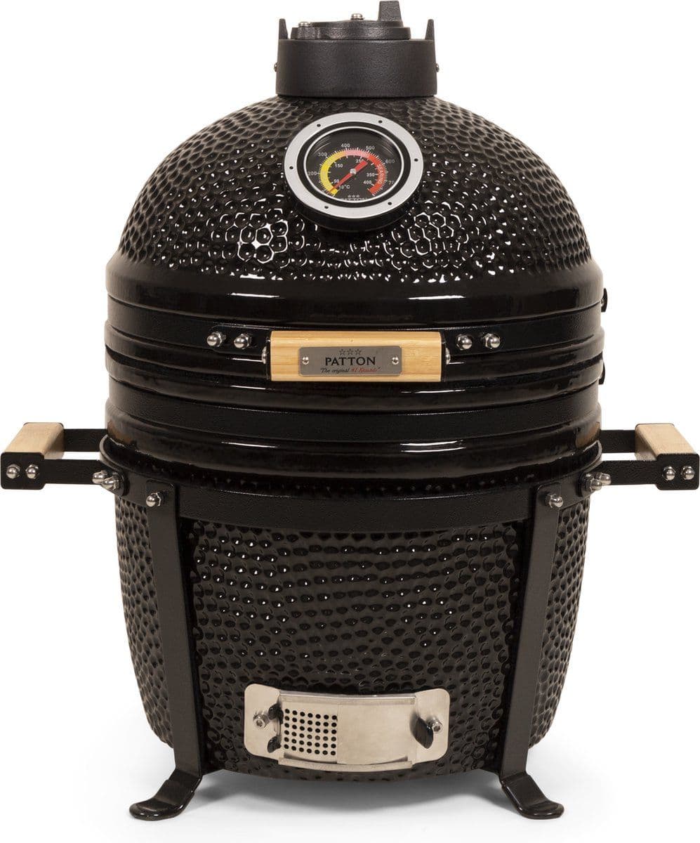 Patton Premium Kamado 15" Table Chef - Medium - Ø33,5 cm - Zwart